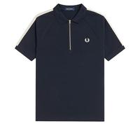 Fred Perry Cable Taped Polo Shirt Navy