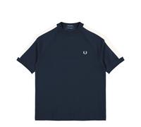 Fred Perry Cable Taped T-Shirt Blau in Größe XL