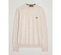 Fred Perry Classic Crew Neck Jumper Porrigde Marl Beige M