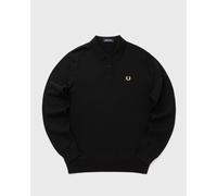 Fred Perry CLASSIC KNITTED SHIRT LS men Polos black in Größe:S