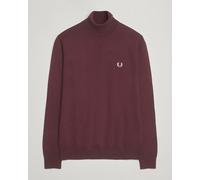 Fred Perry Classic Rollnock Jumper Oxblood Rot M