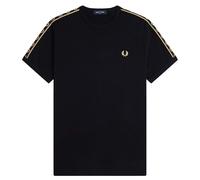 Fred Perry Contrast Tape Ringer, Herren T-Shirt - M