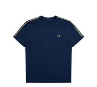 Fred Perry Contrast Tape Ringer T-Shirt Blau in Größe M