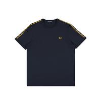 Fred Perry Contrast Tape Ringer T-Shirt Blau in Größe XL