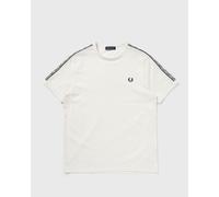 Fred Perry - Bekleidung Contrast Tape Ringer T-Shirt - Weiß - Größe M