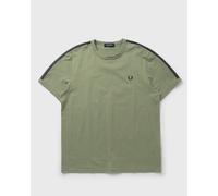 Fred Perry CONTRAST TAPE RINGER T-SHIRT men Shortsleeves green in Größe:S
