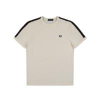 Fred Perry Contrast Tape Ringer T-Shirt Weiß in Größe L