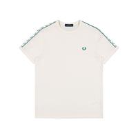 Fred Perry Contrast Tape Ringer T-Shirt Weiß in Größe XL