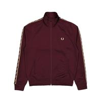 Fred Perry Contrast Tape Track Jacket Rot in Größe M