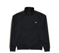 Fred Perry Contrast Tape Track Jacket Schwarz in Größe L