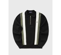 Fred Perry CONTRAST TIPPED KNITTED SHIRT men Pullovers black in Größe:M