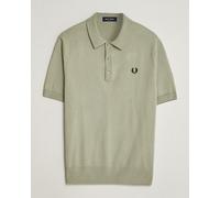 Fred Perry Cotton Knitted Polo Seagrass Green Grün XL