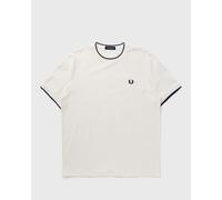 Fred Perry CREPE PIQUE T-SHIRT men Shortsleeves beige in Größe:L