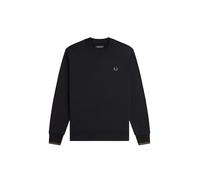 Fred Perry Crew Neck Sweatshirt Schwarz in Größe L