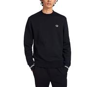 Fred Perry Sweatshirt Rundhals Herren Schwarz Größe S