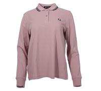 Fred Perry Damen Langarm Polo G3636 (DE/NL/SE/PL, Numerisch, 40, Regular, Regular, Pink)