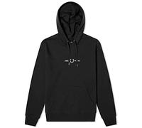 Fred Perry Embroidered Hooded Sweatshirt Black, Schwarz , M
