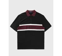 Fred Perry EMBROIDERED PANEL POLO SHIRT men black in Größe:L