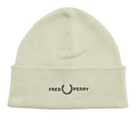 Fred Perry Graphic Logo Light Oyster Cream Beanie Einheitsgröße