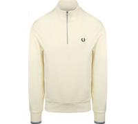 Fred Perry Half Zip Pullover Ecru - Größe L Beige L