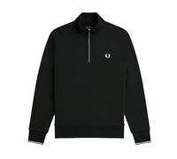 Fred Perry Half Zip Sweatshirt Night Green Grün L