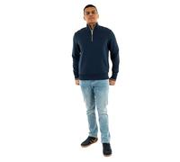 Fred Perry Half Zip Sweatshirt Tennis Blue Blau XL