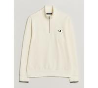 Fred Perry Half Zip Sweatshirt Ecru Weiß L