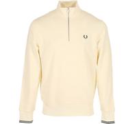 Fred Perry Half Zip Sweatshirt, Herren Sweatshirt - L