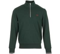 Fred Perry Half Zip Sweatshirt, Herren Sweatshirt - S