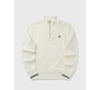 Fred Perry Half Zip Sweatshirt Ecru Weiß S