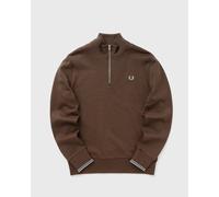 Fred Perry HALF ZIP SWEATSHIRT men Half-Zips brown in Größe:XL
