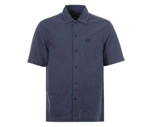 Fred Perry - Hemd für Herren, Tasche, Oxford-Stil (Dunkelblau) S