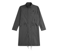 Fred Perry Herren Dünner Parka mit Geradem Saum (Gunmetal) L