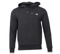 Fred Perry Herren Hoodie/Kapuzenpullover M2643P (DE/NL/SE/PL, Alphanumerisch, M, Regular, Regular, Black)