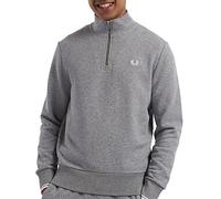 Fred Perry Half Zip Sweatshirt, Sweatshirt - XXL
