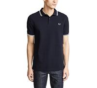 Fred Perry Herren Twin Tipped Shirt Dark Carbon Doppelseitiges Polo-Shirt m1200