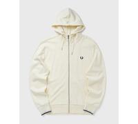 Fred Perry - Bekleidung Hooded Zip Through Sweatshirt - Weiß - Größe S