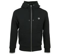 Fred Perry Kapuzenjacke Herren schwarz, XXL
