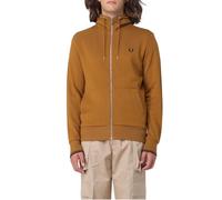 Fred Perry - Hoodie mit durchgehendem Reißverschluss für Herren (Dunkel Karamell) S