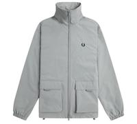 Fred Perry Jacke mit aufgesetzter Tasche und Reißverschluss in Grau XS
