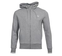 Fred Perry Kapuzenjacke - J7536 (DE/NL/SE/PL, Alphanumerisch, M, Regular, Regular, Hellgrau)