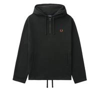 Fred Perry Kapuzenpullover, Nachtgrün S