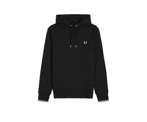 FRED PERRY Kapuzensweater - Hoodie schwarz | XXL