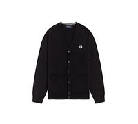 Fred Perry Klassische Strickjacke - Schwarz - X-Groß