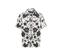 Fred Perry Kurzarm-Hemd Herren Regular Fit Baumwolle ecru, S