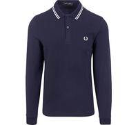 Fred Perry Langarm-Poloshirt Navy 238 - Größe XL Dunkelblau XL