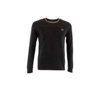 Fred Perry - Bekleidung Ls Twin Tipped T-Shirt - schwarz - Größe S