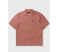Fred Perry LIGHTWEIGHT TEXTURE REVERE COL men Shortsleeves pink in Größe:M