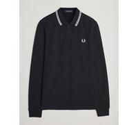 Fred Perry Long Sleeve Twin Tipped Shirt Black Schwarz M