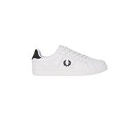 Fred Perry Low-Top Sneaker - Chrome-Free Full-Grain Leather Sneakers - Gr. 9_5 - in Weiß - für Damen